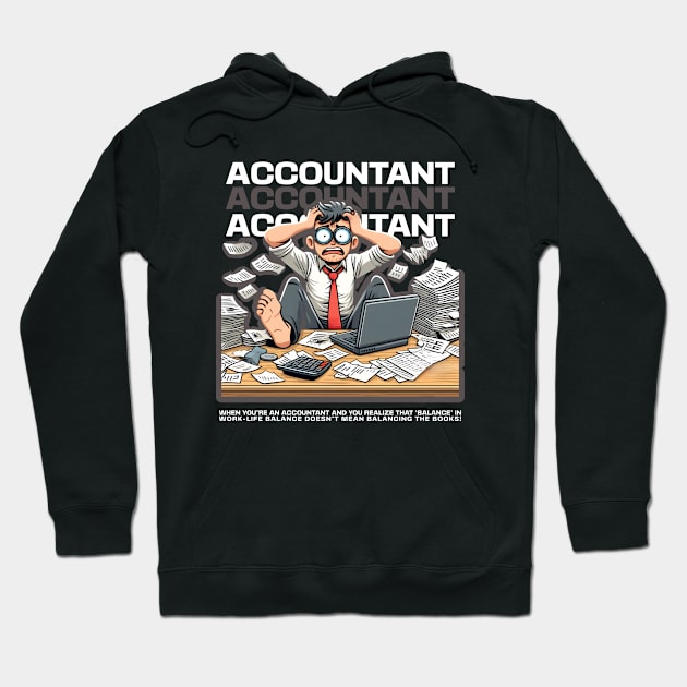 Funny Accountant Hoodie by Create Magnus